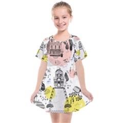 The Park  Pattern Design Kids  Smock Dress by Sudhe