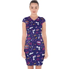 Pattern Burton Galmour Capsleeve Drawstring Dress 