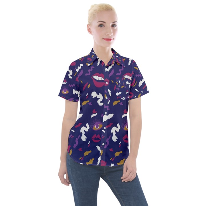 Pattern Burton Galmour Women s Short Sleeve Pocket Shirt