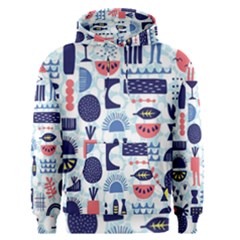 Vector Illustrated Pattern Design Men s Pullover Hoodie by Sudhe