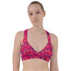 Pattern Booty Faces Sweetheart Sports Bra by Sudhe