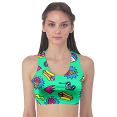 Pattern Adweeksummer Sports Bra by Sudhe