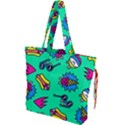 Pattern Adweeksummer Drawstring Tote Bag View1