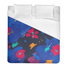 Patterns Rosebuds Duvet Cover (full/ Double Size)