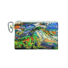 Artistic Nature Painting Canvas Cosmetic Bag (small) by Sudhe