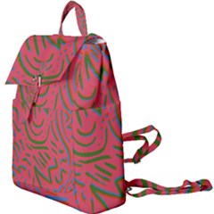 Pattern Saying Wavy Buckle Everyday Backpack by Sudhe