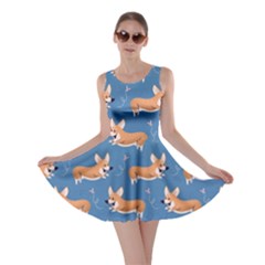 Corgi Patterns Skater Dress by Sudhe