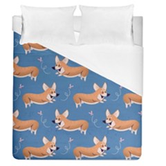 Corgi Patterns Duvet Cover (queen Size)