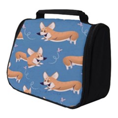 Corgi Patterns Full Print Travel Pouch (small) by Sudhe