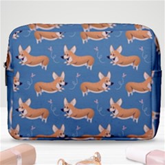 Corgi Patterns Make Up Pouch (large) by Sudhe