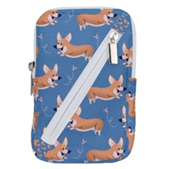 Corgi Patterns Belt Pouch Bag (small) by Sudhe