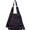 Abstract Pattern Center Zip Backpack View2