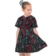 Abstract Pattern Kids  Sailor Dress