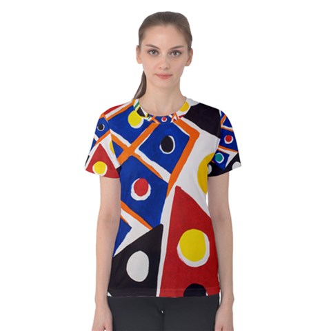 Pattern And Decoration Revisited At The East Side Galleries Women s Cotton Tee by Sudhe