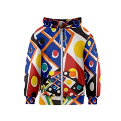 Pattern And Decoration Revisited At The East Side Galleries Kids  Zipper Hoodie by Sudhe