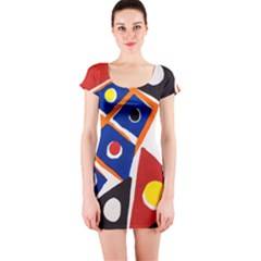 Pattern And Decoration Revisited At The East Side Galleries Short Sleeve Bodycon Dress by Sudhe