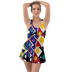 Pattern And Decoration Revisited At The East Side Galleries Ruffle Top Dress Swimsuit