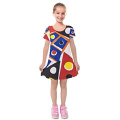 Pattern And Decoration Revisited At The East Side Galleries Kids  Short Sleeve Velvet Dress by Sudhe