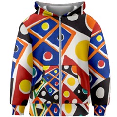 Pattern And Decoration Revisited At The East Side Galleries Kids  Zipper Hoodie Without Drawstring by Sudhe