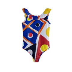 Pattern And Decoration Revisited At The East Side Galleries Kids  Frill Swimsuit by Sudhe