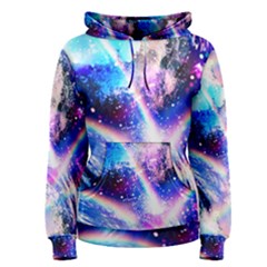 Crystal Wave Pattern Design Women s Pullover Hoodie by Sudhe