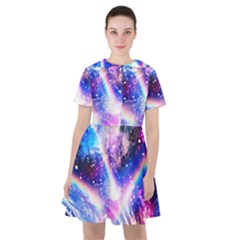 Crystal Wave Pattern Design Sailor Dress by Sudhe