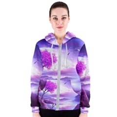 Fantasy World Women s Zipper Hoodie by Sudhe