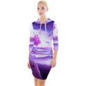 Fantasy World Quarter Sleeve Hood Bodycon Dress View1