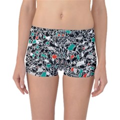 Illustration Abstract Pattern Boyleg Bikini Bottoms by Sudhe