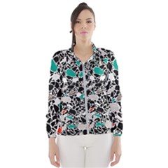 Illustration Abstract Pattern Women s Windbreaker