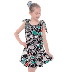 Illustration Abstract Pattern Kids  Tie Up Tunic Dress by Sudhe