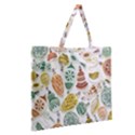 Surface Pattern  Vintage Christmas Ornaments Zipper Large Tote Bag View2