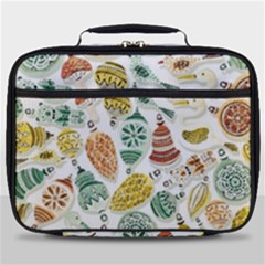 Surface Pattern  Vintage Christmas Ornaments Full Print Lunch Bag