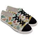 Surface Pattern  Vintage Christmas Ornaments Men s Low Top Canvas Sneakers View3