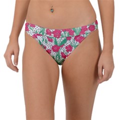 Flora Floral Flower Flowers Pattern Band Bikini Bottom