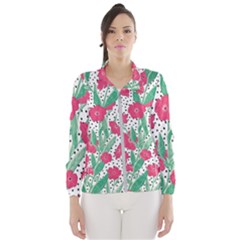 Flora Floral Flower Flowers Pattern Women s Windbreaker by Sudhe