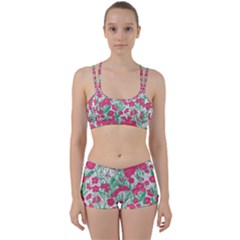 Flora Floral Flower Flowers Pattern Perfect Fit Gym Set