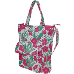 Flora Floral Flower Flowers Pattern Shoulder Tote Bag by Sudhe