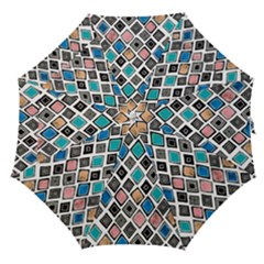 Diamond Shapes Pattern Straight Umbrellas