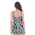 Diamond Shapes Pattern Skater Dress Swimsuit View2