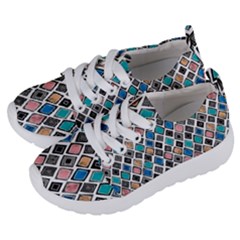 Diamond Shapes Pattern Kids  Lightweight Sports Shoes