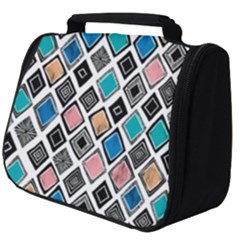 Diamond Shapes Pattern Full Print Travel Pouch (big) by Sudhe