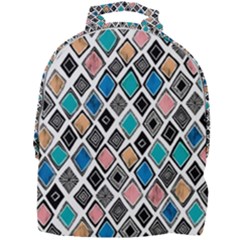 Diamond Shapes Pattern Mini Full Print Backpack