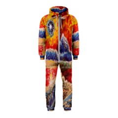 Sci Fi  Landscape Painting Hooded Jumpsuit (kids)