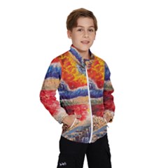 Sci Fi  Landscape Painting Kids  Windbreaker