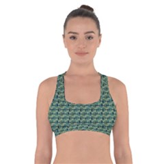 Stamping Heart Love Cross Back Sports Bra by Bajindul