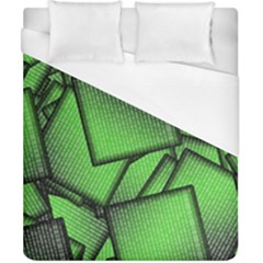 Binary Digitization Null Green Duvet Cover (california King Size)