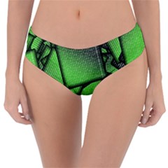 Binary Digitization Null Green Reversible Classic Bikini Bottoms by HermanTelo