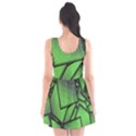 Binary Digitization Null Green Scoop Neck Skater Dress View2