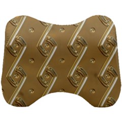 Gold Background 3d Head Support Cushion